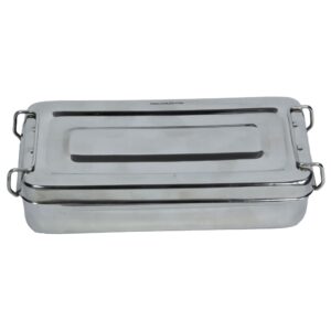 Cutie instrumentar cu manere 30x15x4cm otel inox