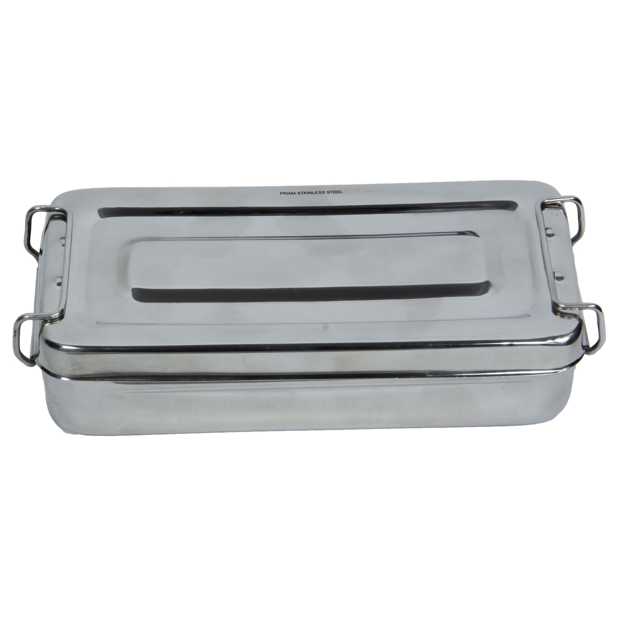 Cutie instrumentar cu manere PRIMA, 32x16x6cm, din otel inox