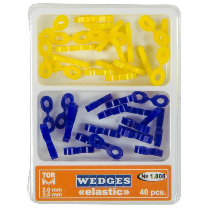 Pene interdentare elastice, din silicon, asortate, 40 bucati