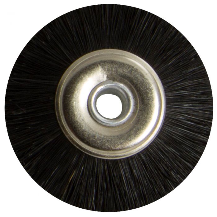 Perie neagra pentru lustruire proteze dentare , 49mm diametru