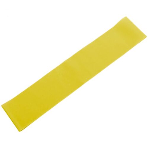 Banda elastica pentru exercitii, galben, 0.45mm, cauciuc