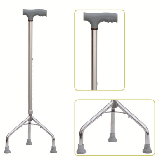 Baston din Aluminiu cu 3 Picioare, Dr. Happy JL926