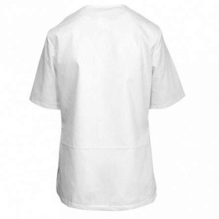 Bluza de lucru maneca scurta tercot alb