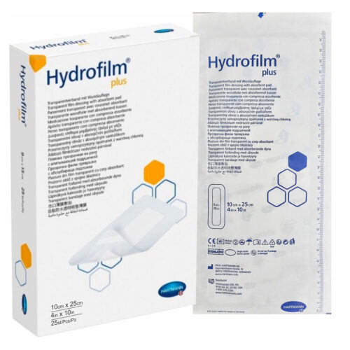 Hydrofilm Plus – Plasture transparent cu compresa sterila