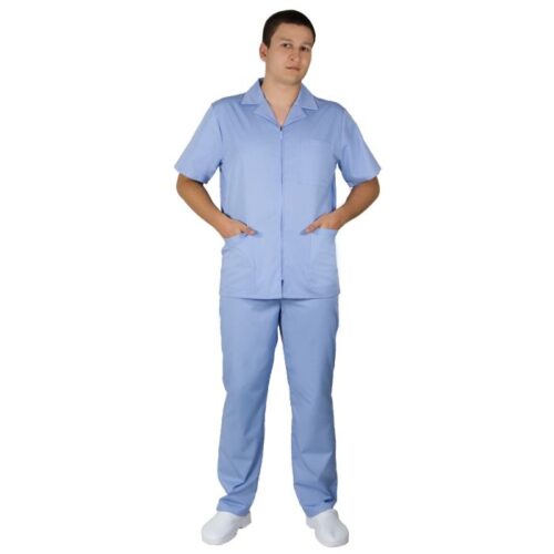 Halat cu Fermoar pentru Barbati – BLEU