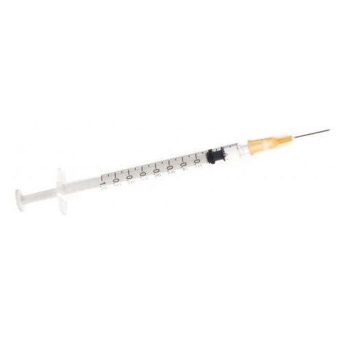 Seringi insulina sterile 1ml 100UI cu ac detasabil 26G x 1/2″