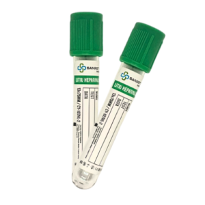 Vacutainer Litiu Heparina 2ml Dop Verde 100 bucati