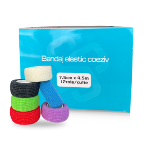 Bandaj elastic coeziv 7.5 cm x 4.5 m multicolor