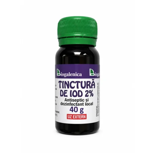 Tinctura de Iod 2% 40g Antiseptic si Dezinfectant Local